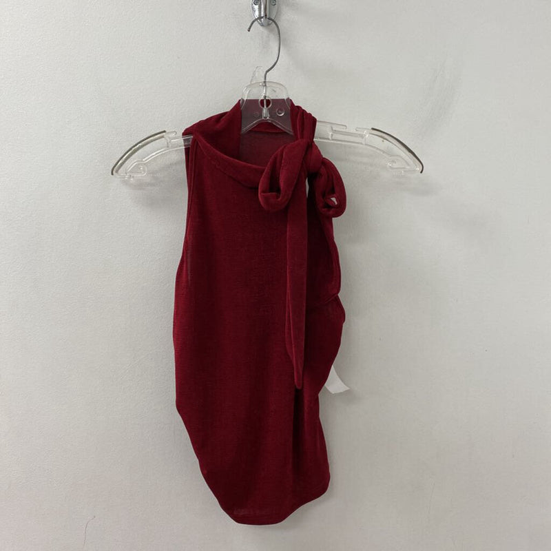 SHEIN WOMEN'S TOP deep red 4