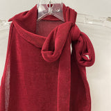 SHEIN WOMEN'S TOP deep red 4