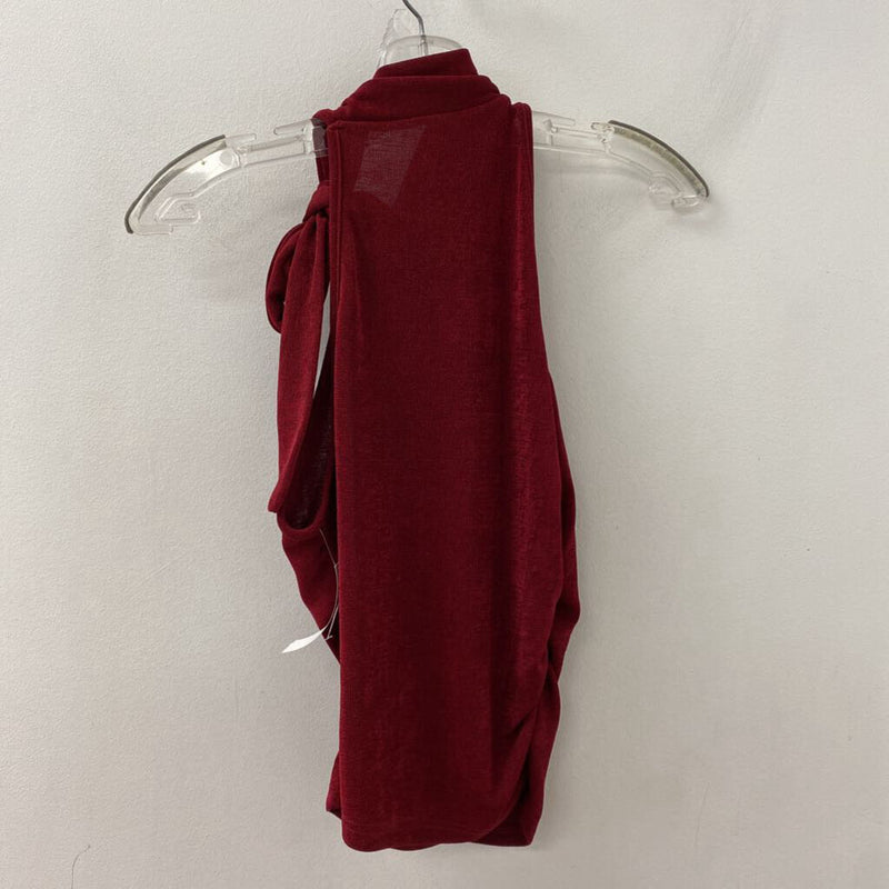 SHEIN WOMEN'S TOP deep red 4