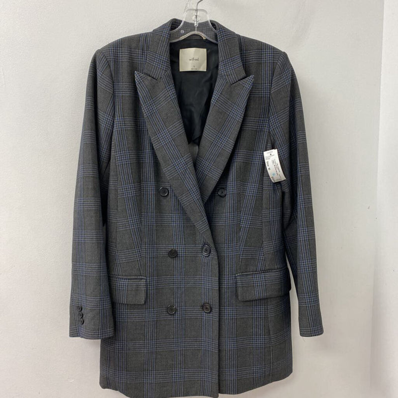 WILFRED WOMEN'S BLAZER/JACKET blue grey black 10