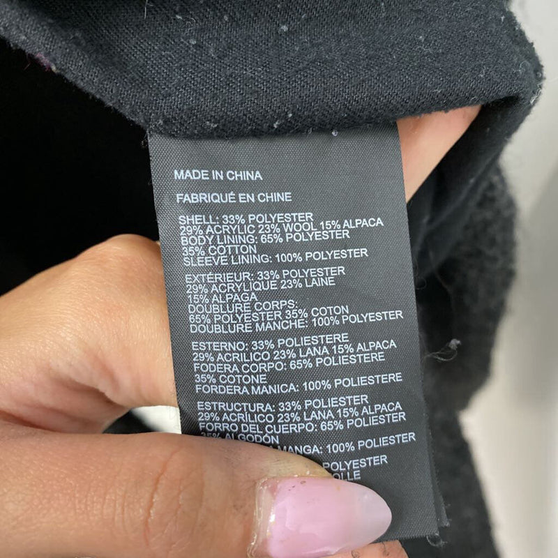 Club Monaco WOMEN'S COAT charcoal L