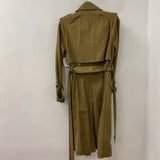 AVEC LES FILLES WOMEN'S COAT dark khaki S