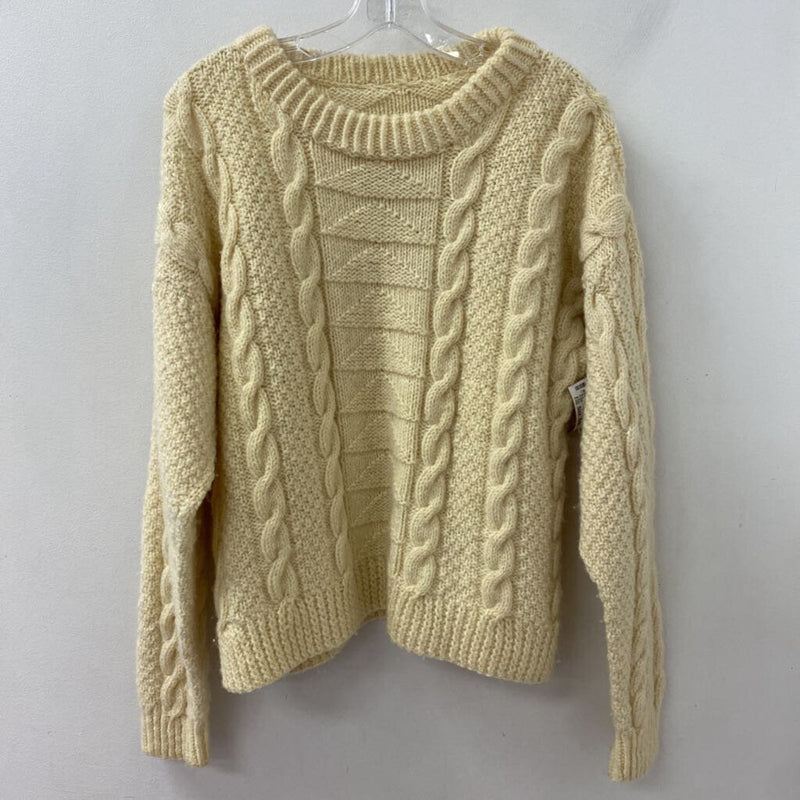 WOMEN'S SWEATER cream S/M