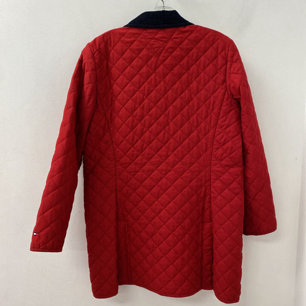 TOMMY HILFIGER WOMEN'S COAT red navy M
