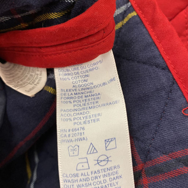 TOMMY HILFIGER WOMEN'S COAT red navy M