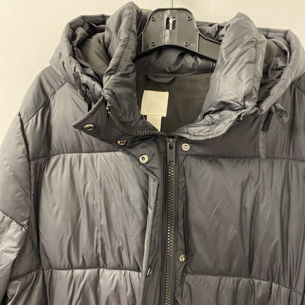 H&M WOMEN'S COAT black XL