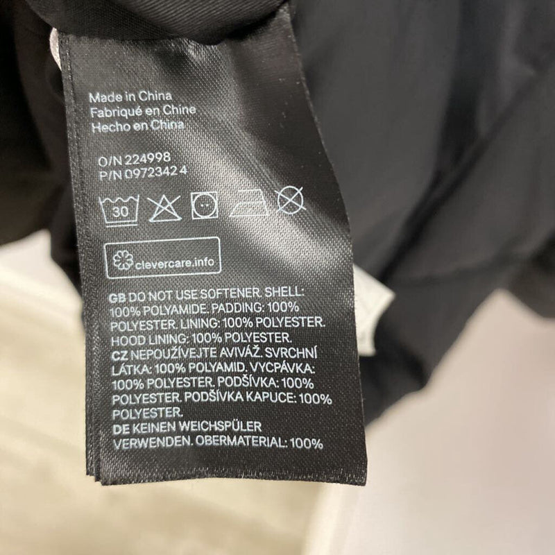 H&M WOMEN'S COAT black XL