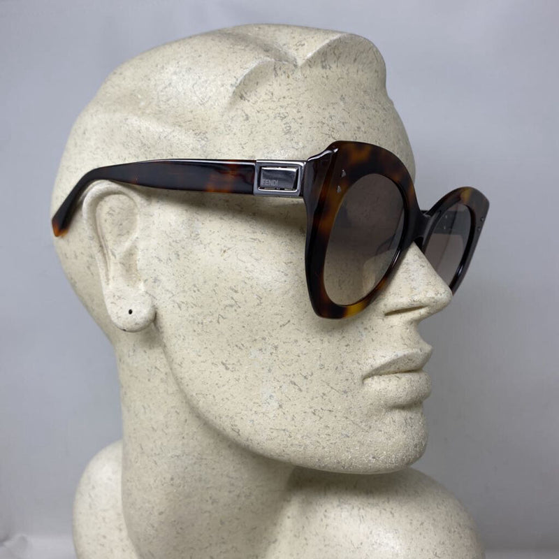 FENDI WOMEN'S SUNGLASSES brown tortoiseshell