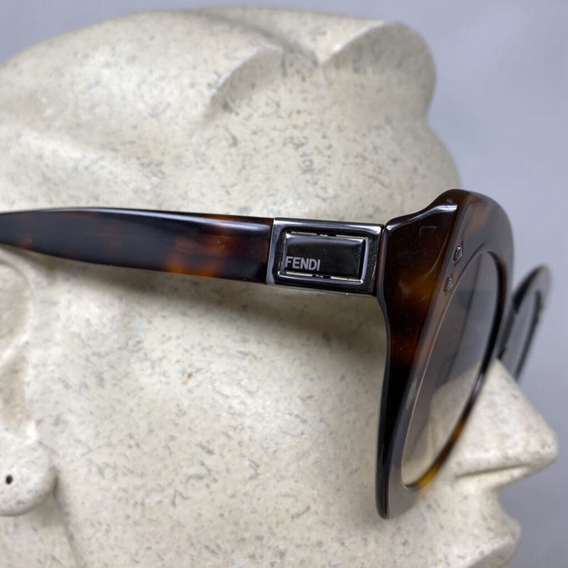 FENDI WOMEN'S SUNGLASSES brown tortoiseshell