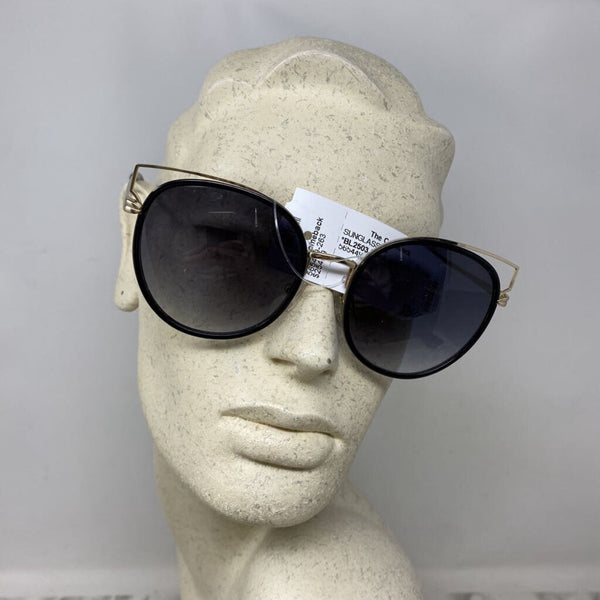 BALMAIN WOMEN'S SUNGLASSES black gold