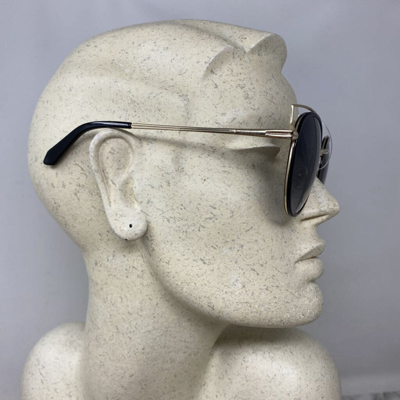 BALMAIN WOMEN'S SUNGLASSES black gold