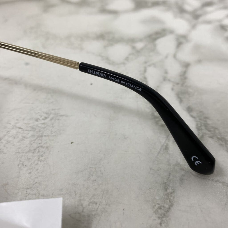 BALMAIN WOMEN'S SUNGLASSES black gold