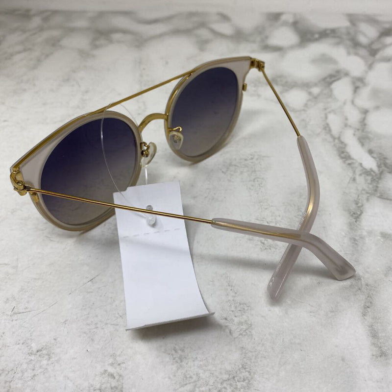 WOMEN'S SUNGLASSES white gold