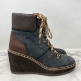 SEE BY CHLOE WOMEN'S BOOTS WINTER brown blue 39