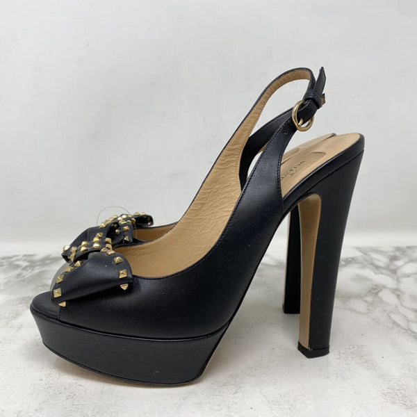 VALENTINO Garavani WOMEN'S HEELS black gold 39.5
