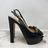 VALENTINO Garavani WOMEN'S HEELS black gold 39.5