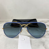 RAY-BAN WOMEN'S SUNGLASSES blue gold