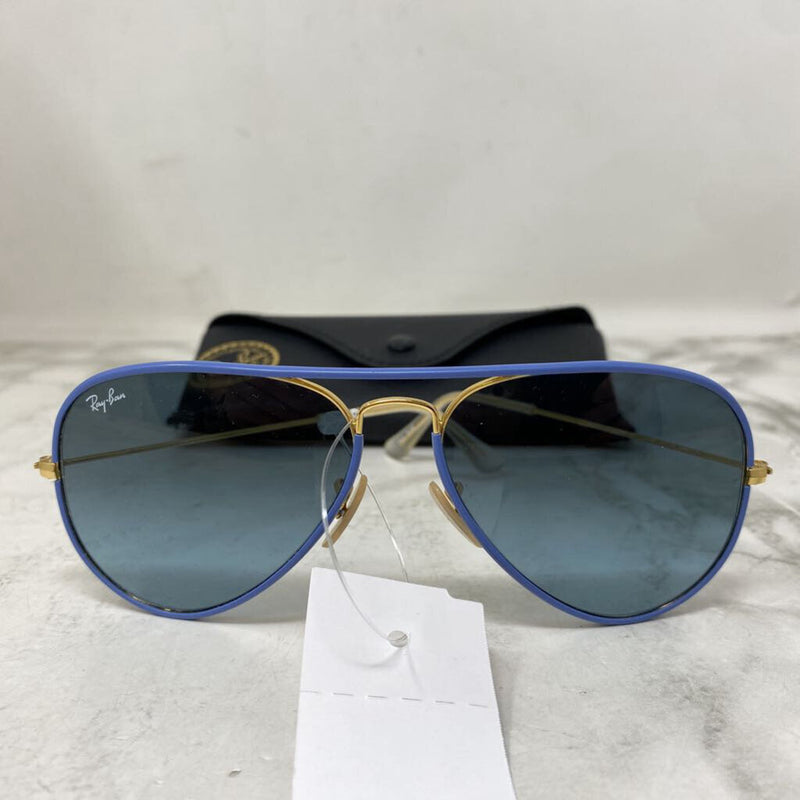 RAY-BAN WOMEN'S SUNGLASSES blue gold