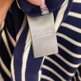 MARLED WOMEN'S TOP navy white M