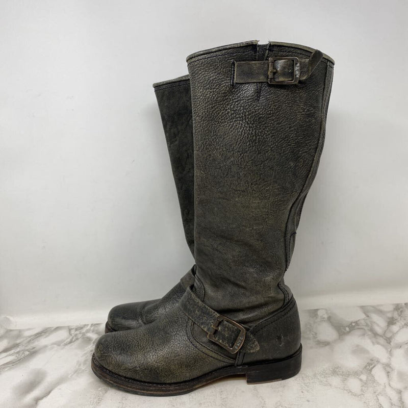 FRYE WOMEN'S BOOTS olive black 7