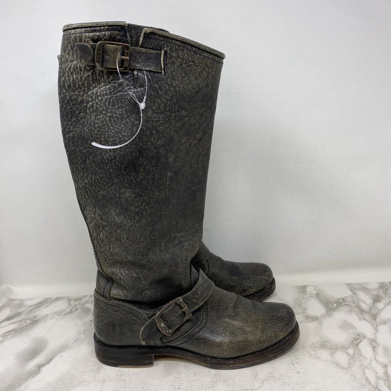 FRYE WOMEN'S BOOTS olive black 7