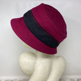 LILLIE&COHOE WOMEN'S HAT magenta charcoal 2