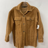 ZARA WOMEN'S TOP tan XS