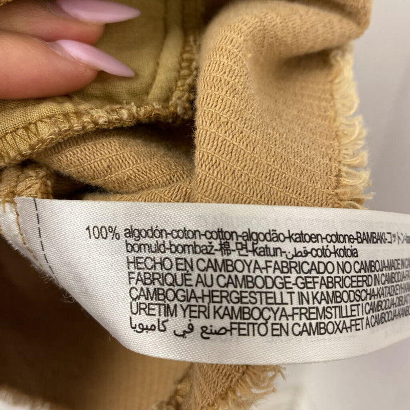 ZARA WOMEN'S TOP tan XS