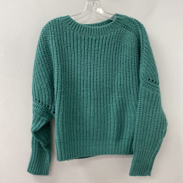 SEVEN SISTERS WOMEN'S SWEATER green L