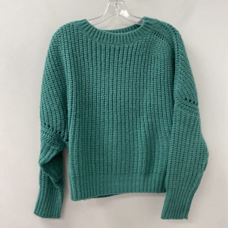 SEVEN SISTERS WOMEN'S SWEATER green L