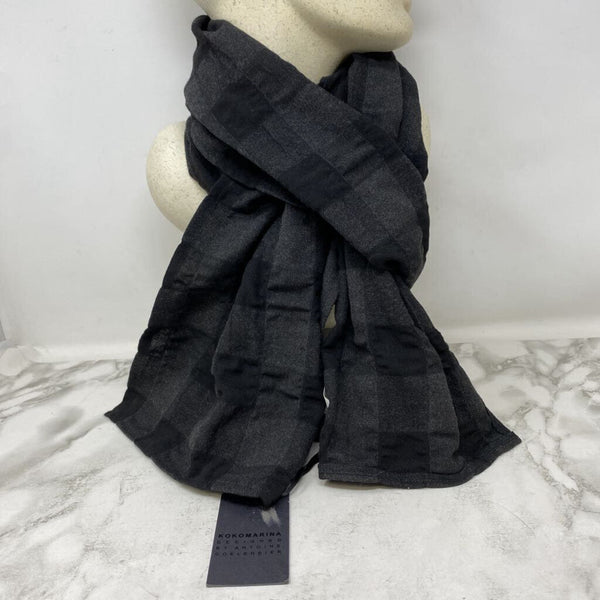 KOKOMARINA WOMEN'S SCARF/SHAWL grey black