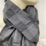 KOKOMARINA WOMEN'S SCARF/SHAWL grey black