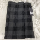 KOKOMARINA WOMEN'S SCARF/SHAWL grey black