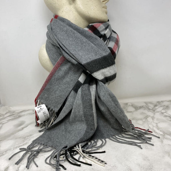 WOMEN'S SCARF/SHAWL grey red black white