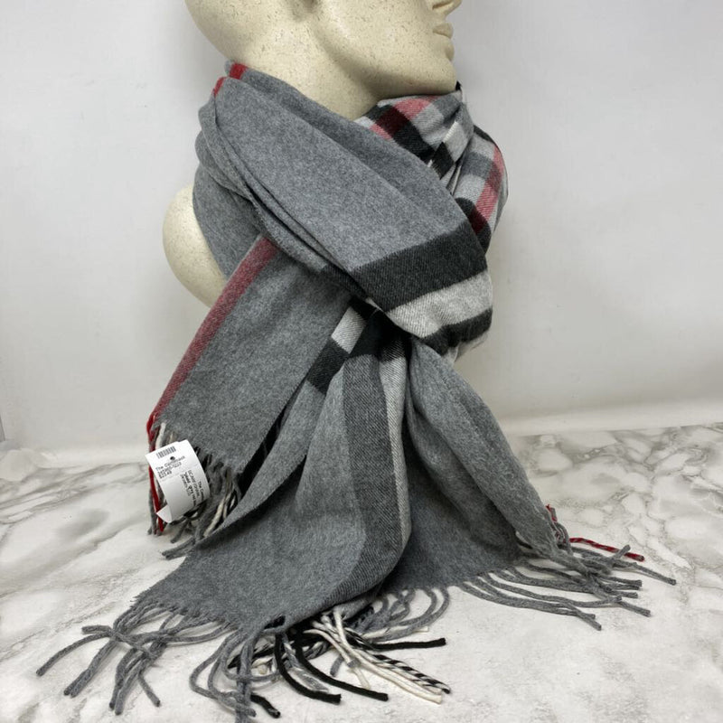 WOMEN'S SCARF/SHAWL grey red black white