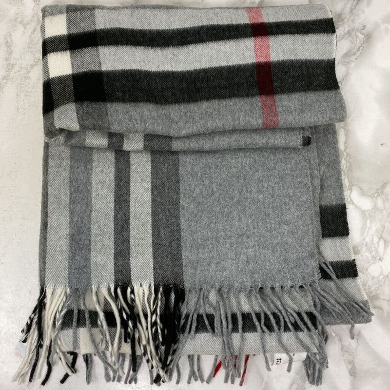 WOMEN'S SCARF/SHAWL grey red black white