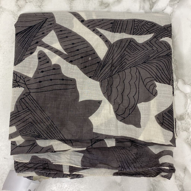 WOMEN'S SCARF/SHAWL white grey