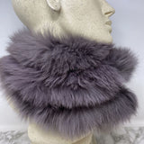 DANIER WOMEN'S SCARF/SHAWL grey L/XL