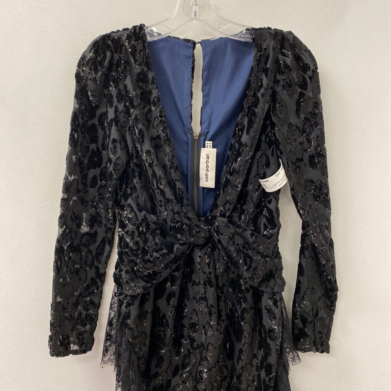 self-portrait WOMEN'S BLOUSE/SHIRT black 2XS