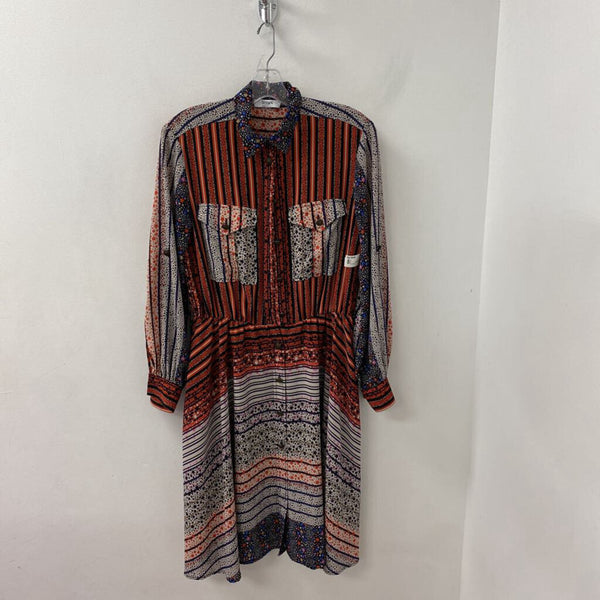 TENAX WOMEN'S DRESS brick black white multi S/42