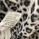 WOMEN'S DRESS grey animal print XL