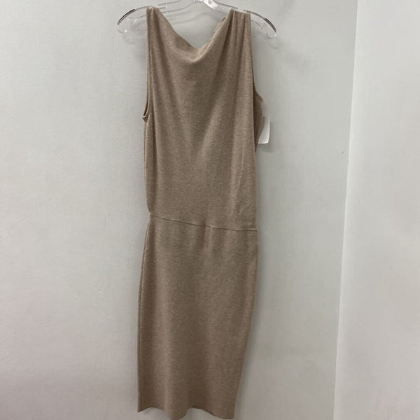 REISS WOMEN'S DRESS beige M