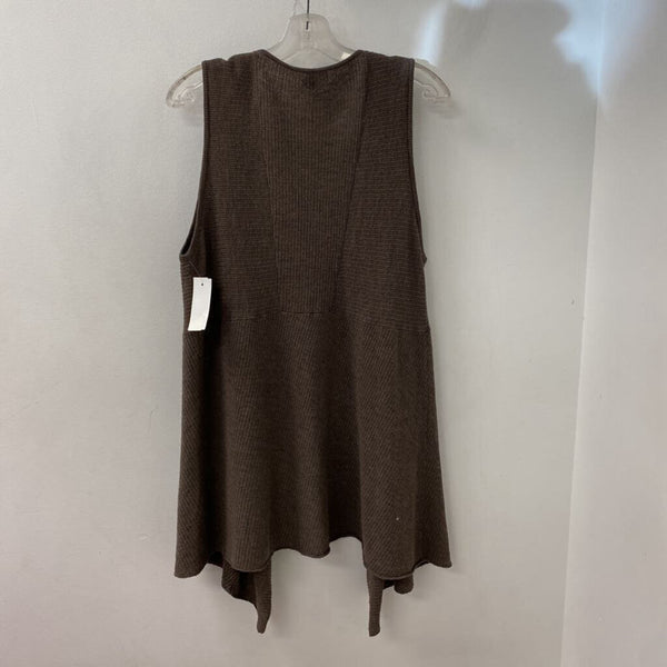 EILEEN FISHER WOMEN'S CARDIGAN brown XL