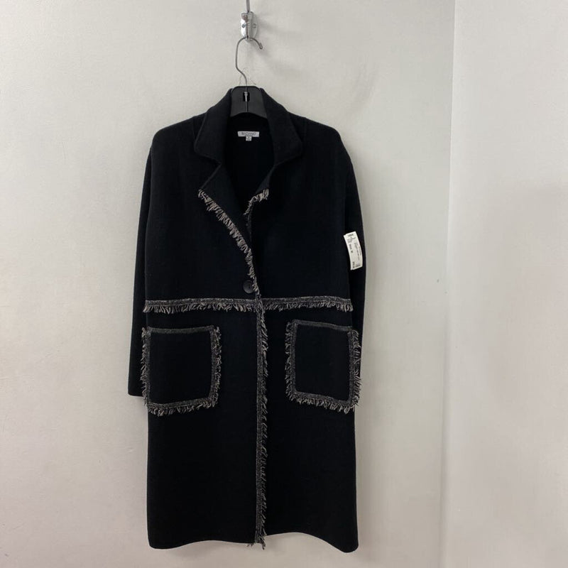 WOMEN'S COAT black grey M