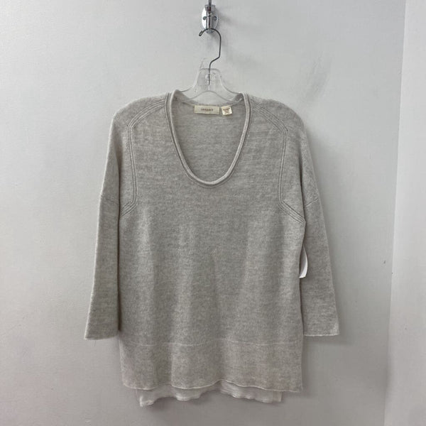 INHABIT WOMEN'S SWEATER pale grey S/M