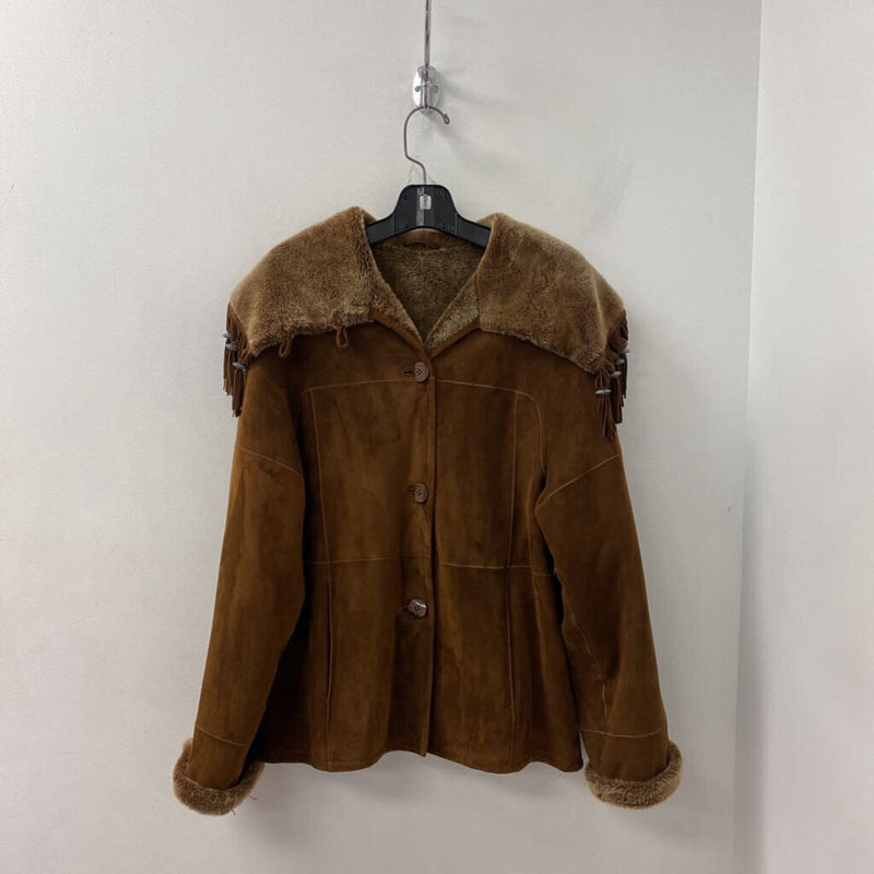 WOMEN'S COAT brown S/40