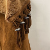 WOMEN'S COAT brown S/40