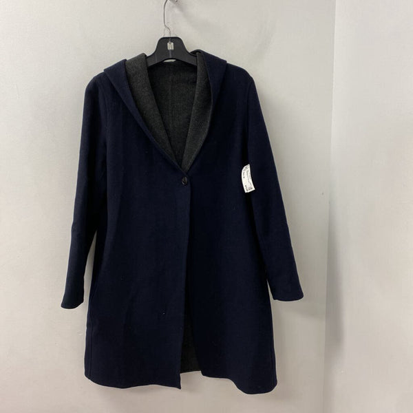 UNIQLO WOMEN'S COAT navy grey M