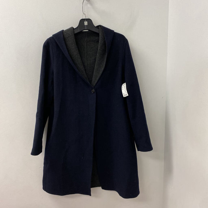 UNIQLO WOMEN'S COAT navy grey M