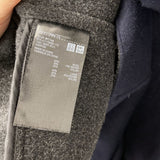 UNIQLO WOMEN'S COAT navy grey M